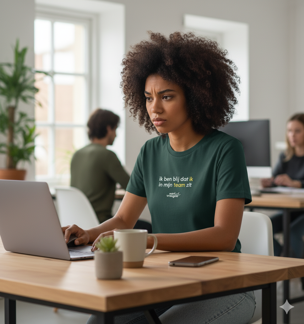 Ik ben blij dat ik in mijn team zit