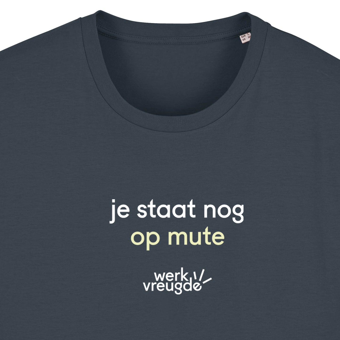 Je staat nog op mute