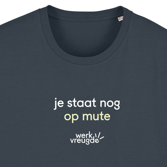 Je staat nog op mute